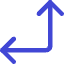 Line Arrow Bottom Right Corner Icon from Core Duo Set