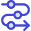 Line Arrow Roadmap Icon from Core Duo Set