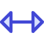 Arrow Horizontal Icon from Core Duo Set