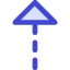 Triangle Arrow Dashed Warm Up Icon from Core Duo Set