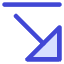 Triangle Arrow Diagonal Bottom Right Icon from Core Duo Set