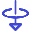 Triangle Arrow Elipse Down Icon from Core Duo Set
