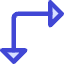 Triangle Arrow Top Left Corner Icon from Core Duo Set