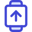 Watch Square Upload Icon from Core Duo Set
