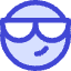 Smiley Cool Icon from Core Duo Set
