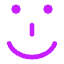 Smiley Emoticon Smile Icon from Core Neon Set