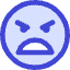 Smiley Extremely Dissatisfied Icon from Core Duo Set