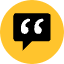 Chat Quote Icon from Kameleon Pop Set