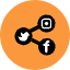 Social Share Icon from Kameleon Pop Set