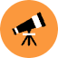 Telescope Icon from Kameleon Pop Set