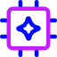 Ai Chip Spark Icon from Core Neon Set