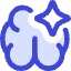 Artificial Intelligence Spark Icon from Core Duo Set