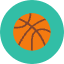 Basketball Icon from Kameleon Colors Set