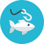 Fishing Icon from Kameleon Colors Set