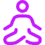 Meditation Icon from Core Neon Set