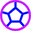 Soccer Icon from Core Neon Set