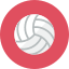 Volleyball Icon from Kameleon Colors Set