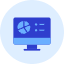 Computer Chart Icon from Kameleon Duo Set