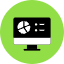 Computer Chart Icon from Kameleon Pop Set