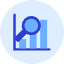 Graph Magnifier Icon from Kameleon Duo Set