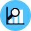 Graph Magnifier Icon from Kameleon Pop Set