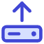 Hard Drive Upload Icon from Core Duo Set