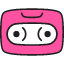 Cassette Tape Icon from Stickies Colors Set