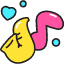 Jazz Lover Icon from Stickies Colors Set