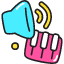 Sound Volume Icon from Stickies Colors Set