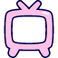 Television icon - Free transparent PNG, SVG. No Sign up needed.