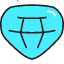 Diamond Icon from Stickies Colors Set
