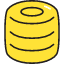 Money Coin 2 Icon from Stickies Colors Set