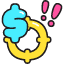 Profit Target Icon from Stickies Colors Set