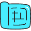 Blueprint Icon from Stickies Colors Set