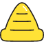 Cone Icon from Stickies Colors Set