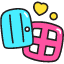 Door Window Icon from Stickies Colors Set