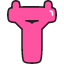Electricity Pole Icon from Stickies Colors Set