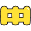 Fence Icon from Stickies Colors Set