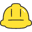 Helmet Icon from Stickies Colors Set