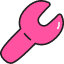 Wrench Icon from Stickies Colors Set