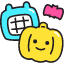Halloween Day Icon from Stickies Colors Set