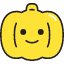 Pumpkin Icon from Stickies Colors Set