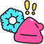 Snowing Notification Icon from Stickies Colors Set