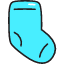 Sock Icon from Stickies Colors Set