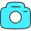 Camera Icon from Stickies Colors Set