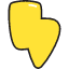 Flash Icon from Stickies Colors Set