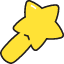Wand Icon from Stickies Colors Set