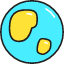 Globe 1 Icon from Stickies Colors Set