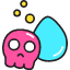 Toxic Water Icon from Stickies Colors Set