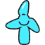 Windmill Icon from Stickies Colors Set